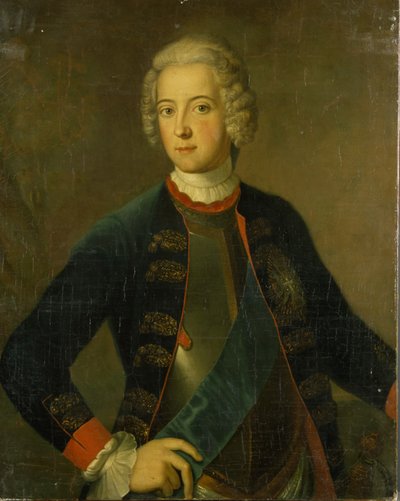 Kroonprins Frederik II, 1728 door Antoine Pesne